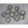 Ringe edelstahloptik 20mm  Gardinenstangen 10 Stück