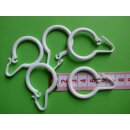 Duschvorhangringe 25mm weiß 10 Stück