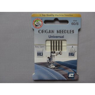 Organ Nadeln Universal 60/8 Nähmaschinennadeln