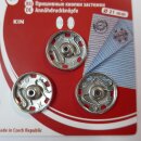 Druckknöpfe metall 21mm silberfarben
