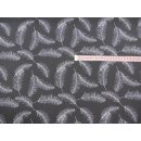 Baumwolljersey Federn grau