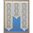 Miniflächen-Set Scheibengardine mit Muster und...