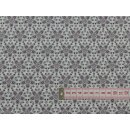 beige rosa oval Blumen Baumwolle