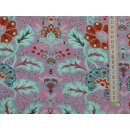 Baumwolle pink mit floralen Motiven