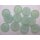 Knopf mint glitter mit Rand 18mm 12 Stück
