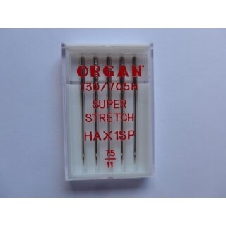 Organ Nadeln Super Stretch 75/11 Nähmaschinennadeln