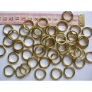 Ring Hohlring vermessingt 13 x 18mm 50 Stück