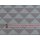 Dekostoff mit Dreiecke in altrosa und weiß 140cm breit
