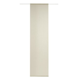 Schiebevorhang Kiba 91 uni schlamm transparent 60x245cm
