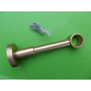 Träger goldfarben matt für 28mm Gardinenstangen