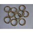 Ring vermessingt mit Faltenleghaken 28mm Gardinenstangen