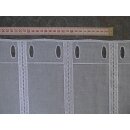 Scheibengardinenstoff Batist weiß mit Muster 47cm hoch