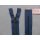 Reißverschluss mittelblau 5 Stück 12cm YKK METALL altmessing