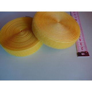 Klettband gelb Flauschband Hakenband 15mm 3 Meter
