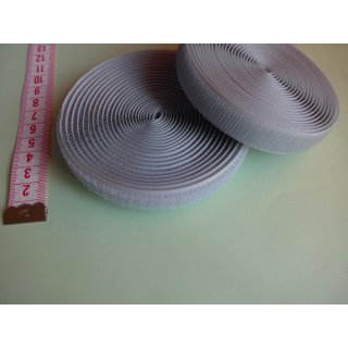 Klettband grau Flauschband Hakenband 15mm 3 Meter