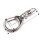 Karabiner 18x40mm silberfarben