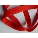Gurtband rot 25mm ca.1mm