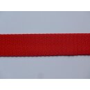 Gurtband rot 25mm ca.1mm