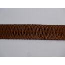 Gurtband braun 25mm ca.1mm