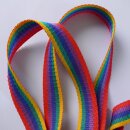 Gurtband Multicolor mehrfarbig 25mm ca.1mm
