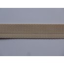 Gurtband beige 25mm ca.1mm