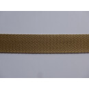 Gurtband milchkaffee 25mm ca.1mm