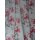 Gardinen Dekostoff Blumen rot und Schrift schwarz