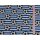 Reststück Jerseystoff blau weiß gestreift Fußball in schwarz weiß 100x140cm