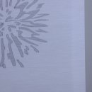 Schiebevorhangstoff Padua grau weiß Blume 60cm breit