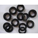 Ösenring schwarz 20mm Rohr 2 teilig 10 Ringe
