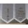 Scheibengardinenstoff schlamm grau beige bedruckt 59cm hoch