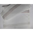 Miniflächen-Set Organza rosa quer gestreift Scheibengardine
