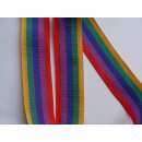 Gurtband Regenbogen 50mm ca.1,1mm