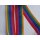 Gurtband Multicolor Regenbogen 50mm ca.1,1mm
