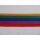 Gurtband Multicolor Regenbogen 50mm ca.1,1mm