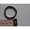 O-Ring silberfarben 25mm Rundring