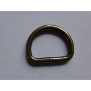 D-Ringe 20mm Stahl altmessing