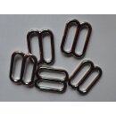Schieber 20mm Zinkdruckguss rund silberfarben vernickelt