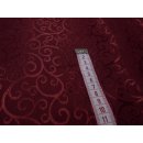 Tischdecken Dekostoff Rosaretto swirl bordeaux 140cm breit