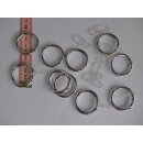 Ringe chrom glänzend für 20mm Gardinenstangen10 Stück