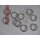 Ringe chrom glänzend für 20mm Gardinenstangen10 Stück