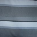 Gardinen Dekostoff silbergrau Silvan Streifen 140cm breit