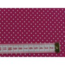 Baumwolljersey pink klein Punkt