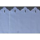 Scheibengardinenstoff Teeassen Kanne blau 46cm hoch