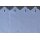 Scheibengardinenstoff Teetassen Kanne blau 46cm hoch