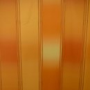 Dekostoff orange gelb längsstreifen Gardinen Vorhangstoff Sonderposten