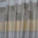 Gardinen Dekostoff Cosmos beige ecru Streifen Kreise 140cm breit