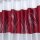 Gardinen Dekostoff Letizia dunkelrot hellgrau Streifen Schilf 140cm breit