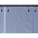 Scheibengardinenstoff weiß mint bestickt 45cm hoch