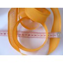 Schrägband orange vorgefalzt 30mm Meterware